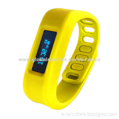 ER-W08 Smart Wristband Pedometer, Advanced Low-radiation Design, Sized 43x17.1mm